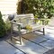 Highwood Usa 4ft Weatherly Garden Bench Outdoor Furniture for Patio, Backyard, Garden AD-BENW4-WAE - alternate 2